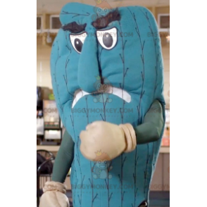 BIGGYMONKEY™ Giant Blue Cactus Boxningssäck Maskotdräkt -
