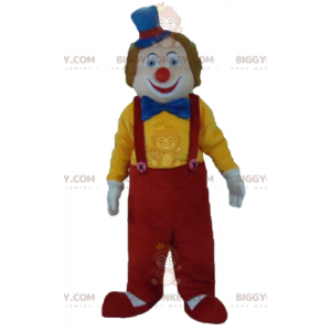 Cute Smiling Multicolor Clown BIGGYMONKEY™ Mascot Costume -