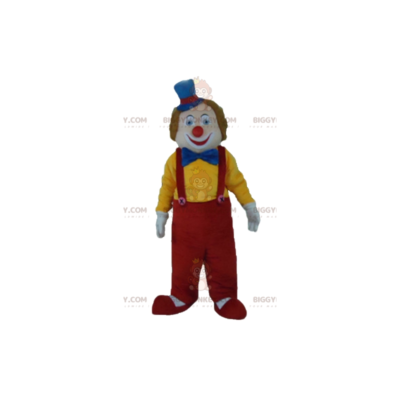 Schattige lachende veelkleurige clown BIGGYMONKEY™ Schattige lachende veelkleurige clown BIGGYMONKEY™