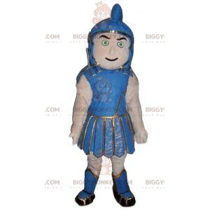 BIGGYMONKEY™ Μασκότ Κοστούμια Gladiator σε μπλε παραδοσιακή ενδυμασία - Ανθρώπινες Μασκότ - BIGGYMONKEY_03982 - BiggyMonkey.com