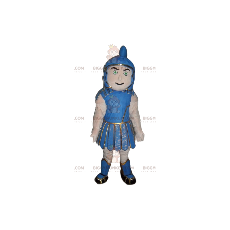 BIGGYMONKEY™ Costume da mascotte Gladiatore in abito blu BIGGYMONKEY™ Costume da mascotte Gladiatore in abito blu
