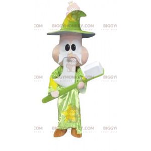 Στολή μασκότ Wizard Wizard Giant οδοντόβουρτσα BIGGYMONKEY™ - Μασκότ αντικειμένων - BIGGYMONKEY_03987 - BiggyMonkey.com