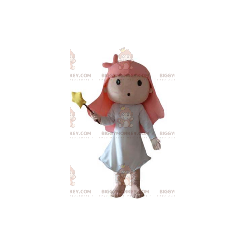Little Witch Fairy Girl BIGGYMONKEY™ maskotkostume - Drenge og piger maskoter - BIGGYMONKEY_03988 - BiggyMonkey.com