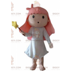Little Witch Fairy Girl BIGGYMONKEY™ maskotkostume - Drenge og piger maskoter - BIGGYMONKEY_03988 - BiggyMonkey.com