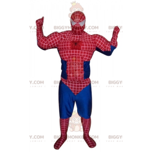 BIGGYMONKEY™ maskotdräkt av Spiderman, den berömda seriehjälten