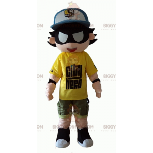 Fantasia de mascote infantil super-herói BIGGYMONKEY™ com venda