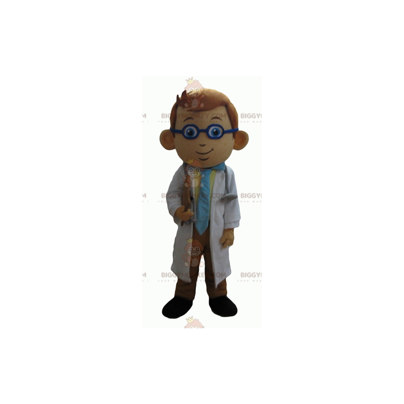 Doctor Mascot Costume BIGGYMONKEY™ Doctor in White Coat - Doctor Mascot Costume BIGGYMONKEY™ Doctor in White Coat -