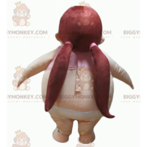 Fat Baby Obese Girl BIGGYMONKEY™ maskotdräkt - Pojkar och flickor maskot - BIGGYMONKEY_04003 - BiggyMonkey.com