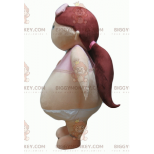 Fat Baby Obese Girl BIGGYMONKEY™ maskotdräkt - Pojkar och flickor maskot - BIGGYMONKEY_04003 - BiggyMonkey.com