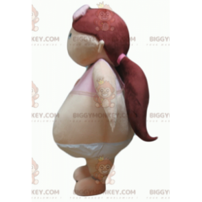 Costume da mascotte BIGGYMONKEY™ per bambina grassa obesa -