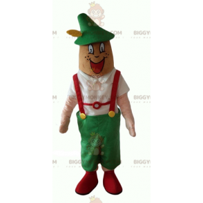 Tirools BIGGYMONKEY™ mascottekostuum in traditionele Oostenrijkse jurk - Niet-geclassificeerde mascottes - BiggyMonkey.com