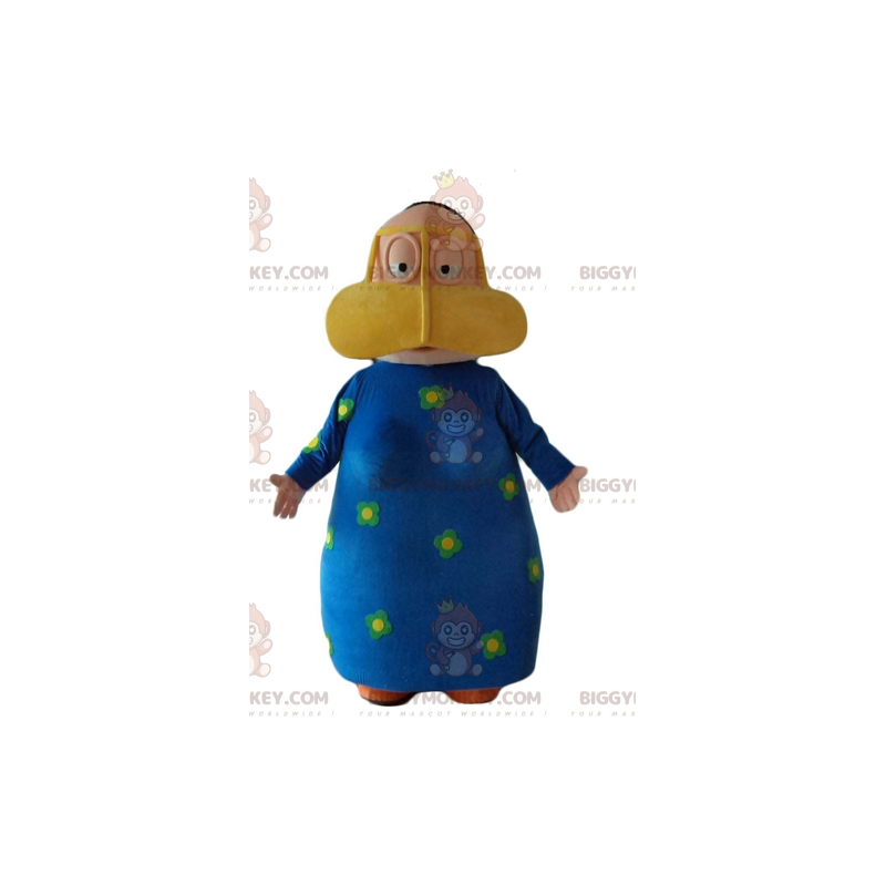 Oosterse vrouw BIGGYMONKEY™ mascottekostuum met blauwe
