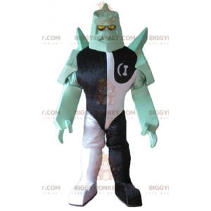 Zwart Wit Groen Fantasiekarakter Robot BIGGYMONKEY™