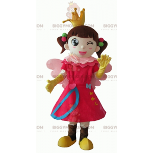 Little Fairy Princess Girl BIGGYMONKEY™ Maskottchenkostüm - Maskottchen für Jungen und Mädchen - BiggyMonkey.com