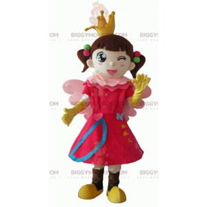 Little Fairy Princess Girl BIGGYMONKEY™ Mascot Costume -