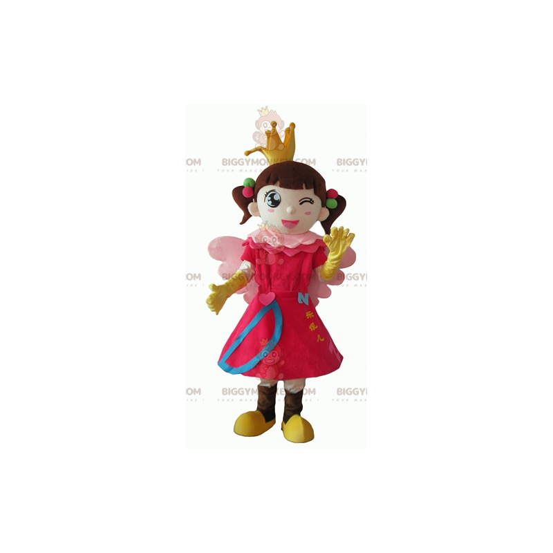 Little Fairy Princess Girl BIGGYMONKEY™ Maskottchenkostüm - Maskottchen für Jungen und Mädchen - BiggyMonkey.com
