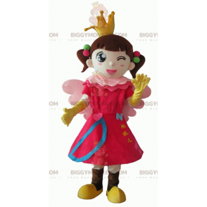 Little Fairy Princess Girl BIGGYMONKEY™ Maskottchenkostüm - Maskottchen für Jungen und Mädchen - BiggyMonkey.com