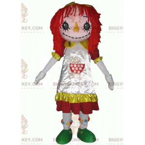 Fantasia de mascote de boneca ruiva BIGGYMONKEY™ para boneca –