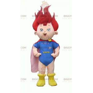 Dětský kostým maskota BIGGYMONKEY™ s červenými vlasy malého
