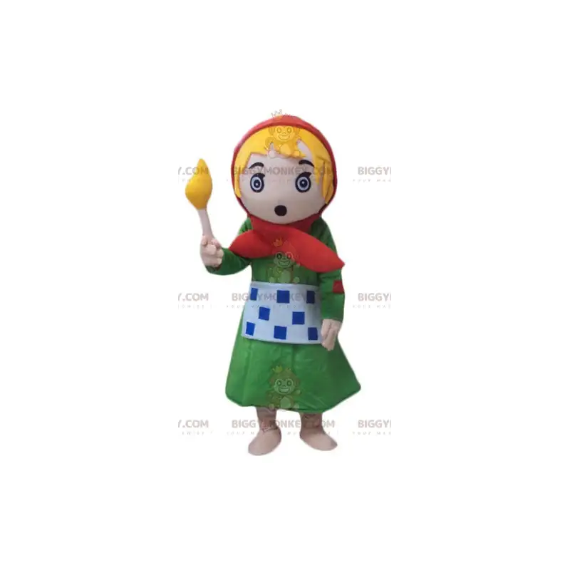 Little Match Girl BIGGYMONKEY™ maskotdräkt - BiggyMonkey maskot Little Match Girl BIGGYMONKEY™ maskotdräkt - BiggyMonkey maskot