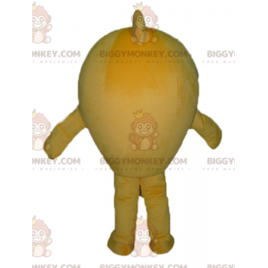 Zeer schattig geel en wit Big Fish BIGGYMONKEY™ mascottekostuum