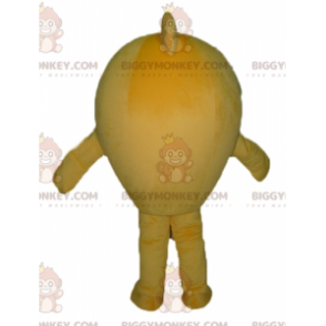 Zeer schattig geel en wit Big Fish BIGGYMONKEY™ mascottekostuum