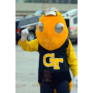 Costume de mascotte BIGGYMONKEY™ d'abeille de guêpe d'insecte