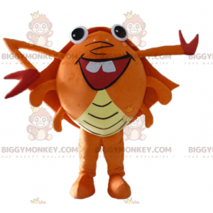 Costume da mascotte BIGGYMONKEY™ da granchio gigante arancione