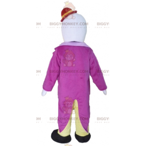 Fancy kjole hvit delfin BIGGYMONKEY™ maskotkostyme med hatt - Fiskemaskotter - BIGGYMONKEY_04050 - BiggyMonkey.com
