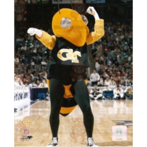 Costume de mascotte BIGGYMONKEY™ d'abeille de guêpe d'insecte