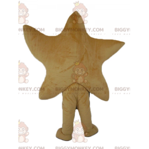 Giant Smiling Yellow Starfish BIGGYMONKEY™ Mascot Costume –