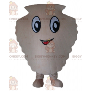 Costume mascotte gigante bianco conchiglia BIGGYMONKEY™ -