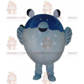 Στολή μασκότ Big Giant Blue and White Fish BIGGYMONKEY™ -