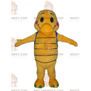 Orange and Green Turtle BIGGYMONKEY™ Mascot Costume with Blue