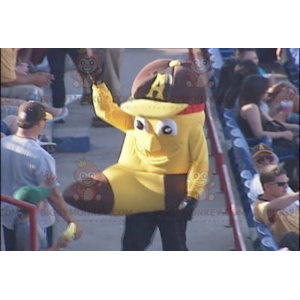 Costume de mascotte BIGGYMONKEY™ en forme de banane géante -