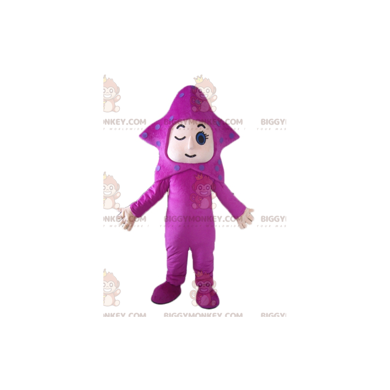 Giant Starfish Pink Star BIGGYMONKEY™ Mascot Costume -
