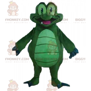 Very Funny Giant Green and Blue Crocodile BIGGYMONKEY™ Mascot