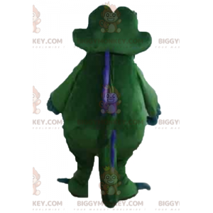 Very Funny Giant Green and Blue Crocodile BIGGYMONKEY™ Mascot
