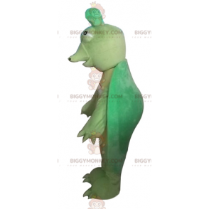 Originalt og sjovt grønt og gult skildpadde BIGGYMONKEY™ maskotkostume - Skildpadde maskoter - BiggyMonkey.com