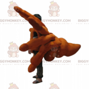 Realistický a působivý kostým maskota obřího pavouka Tarantule