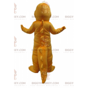 Obří barevný oranžový kostým krokodýla BIGGYMONKEY™ maskota - Krokodýl maskot - BIGGYMONKEY_04094 - BiggyMonkey.com