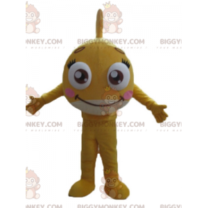 Very Flirtatious and Cute Giant Yellow Fish BIGGYMONKEY™ Mascot