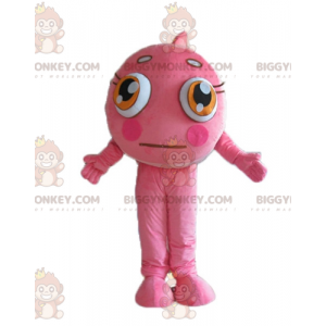 Cute and Colorful Pink and White Clownfish BIGGYMONKEY™ Mascot