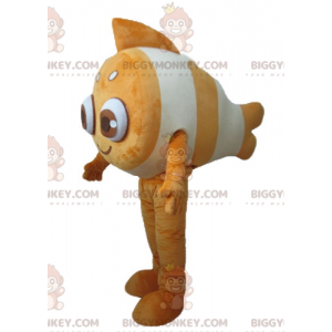Costume de mascotte BIGGYMONKEY™ de poisson-clown orange et