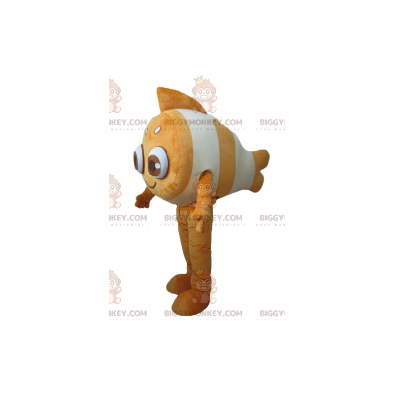 Meget smilende orange og hvid klovnefisk BIGGYMONKEY™ Meget smilende orange og hvid klovnefisk BIGGYMONKEY™