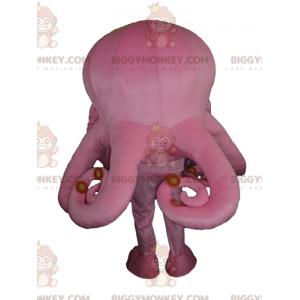 BIGGYMONKEY™ Mascottekostuum Gigantische roze octopus met