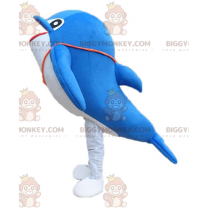 Very Successful Giant Blue and White Dolphin BIGGYMONKEY™