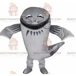 Giant Catfish Big Gray Fish BIGGYMONKEY™ Mascot Costume -