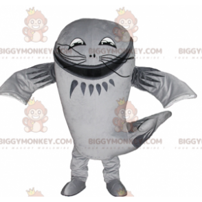 Giant Catfish Big Gray Fish BIGGYMONKEY™ Mascot Costume -