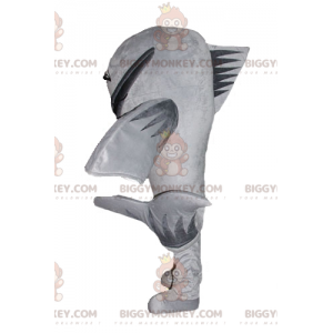 Giant Catfish Big Gray Fish BIGGYMONKEY™ Mascot Costume -